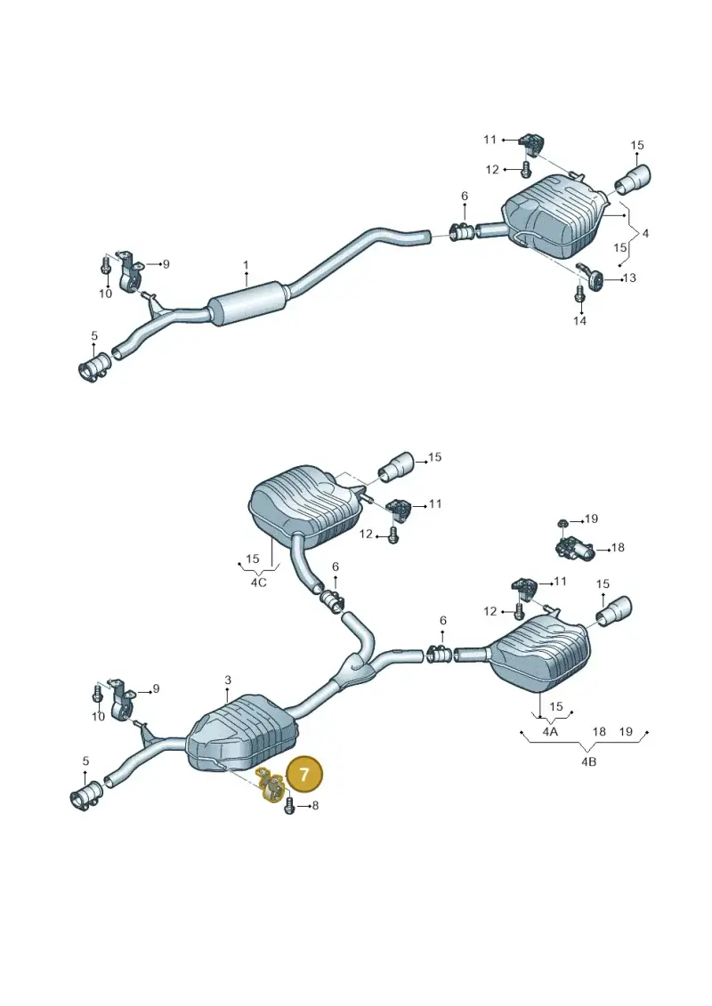 8K0253144F — Audi Q5 qu. 2.0 TDI (2012-2017) diagram 751253800, position 7
