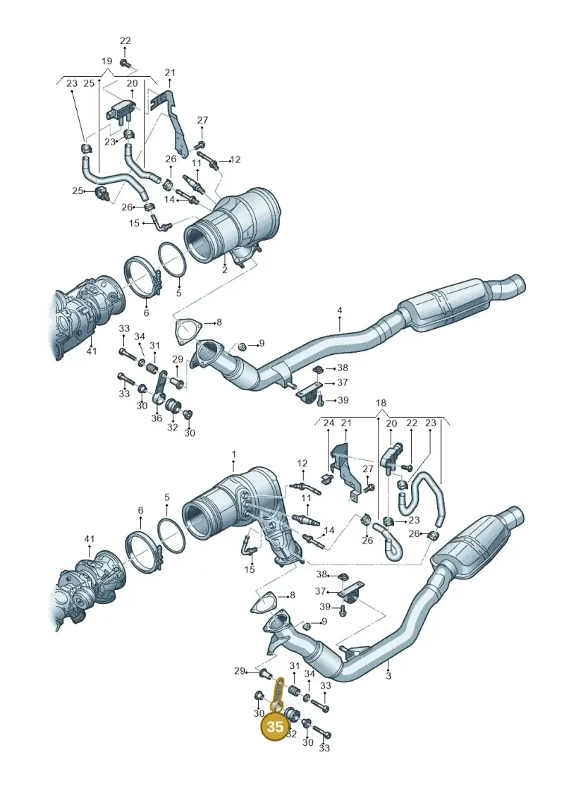 8K0253295 — Audi RS Q8 Quattro (2019-) diagram 595253500, position 35