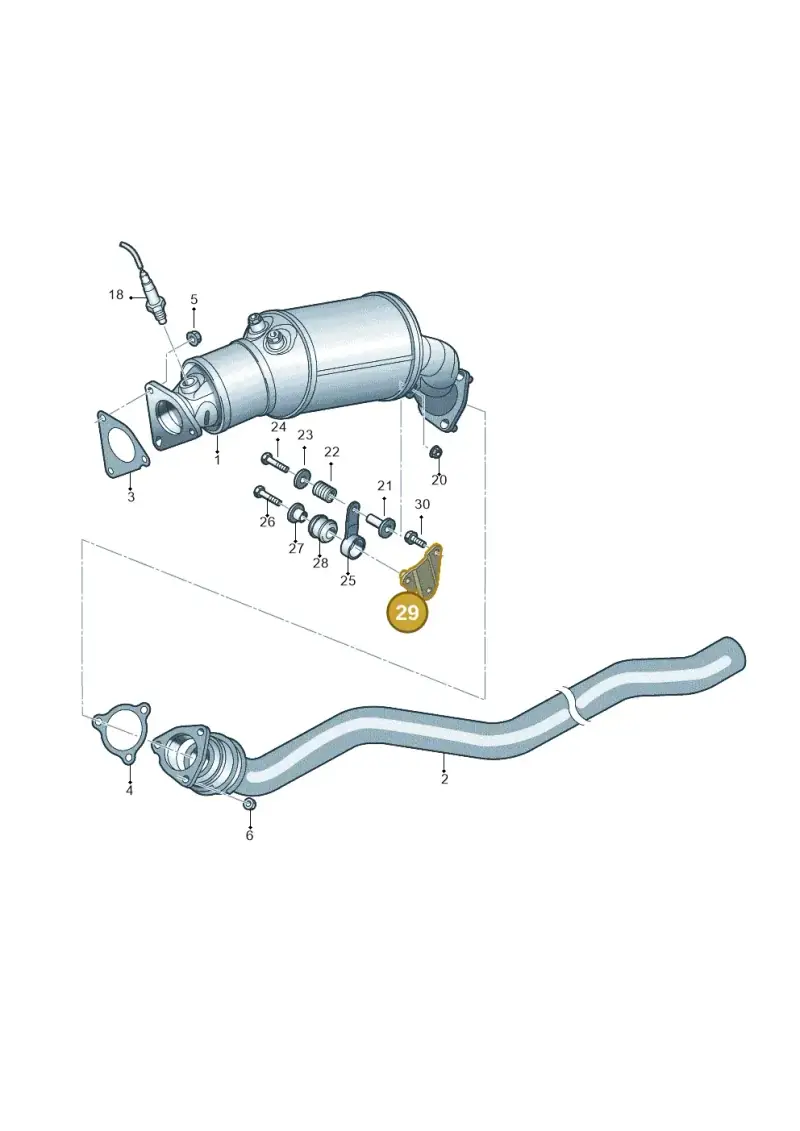 8K0253376B — Audi Q5 qu. 2.0 TDI (2012-2017) diagram 751253520, position 29