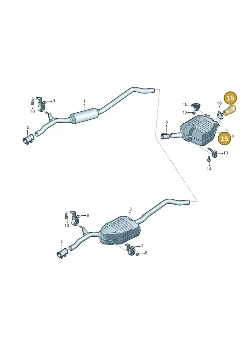 8K0253683E — Audi A5 Sportback (2011-2017) diagram 724253900, position 15