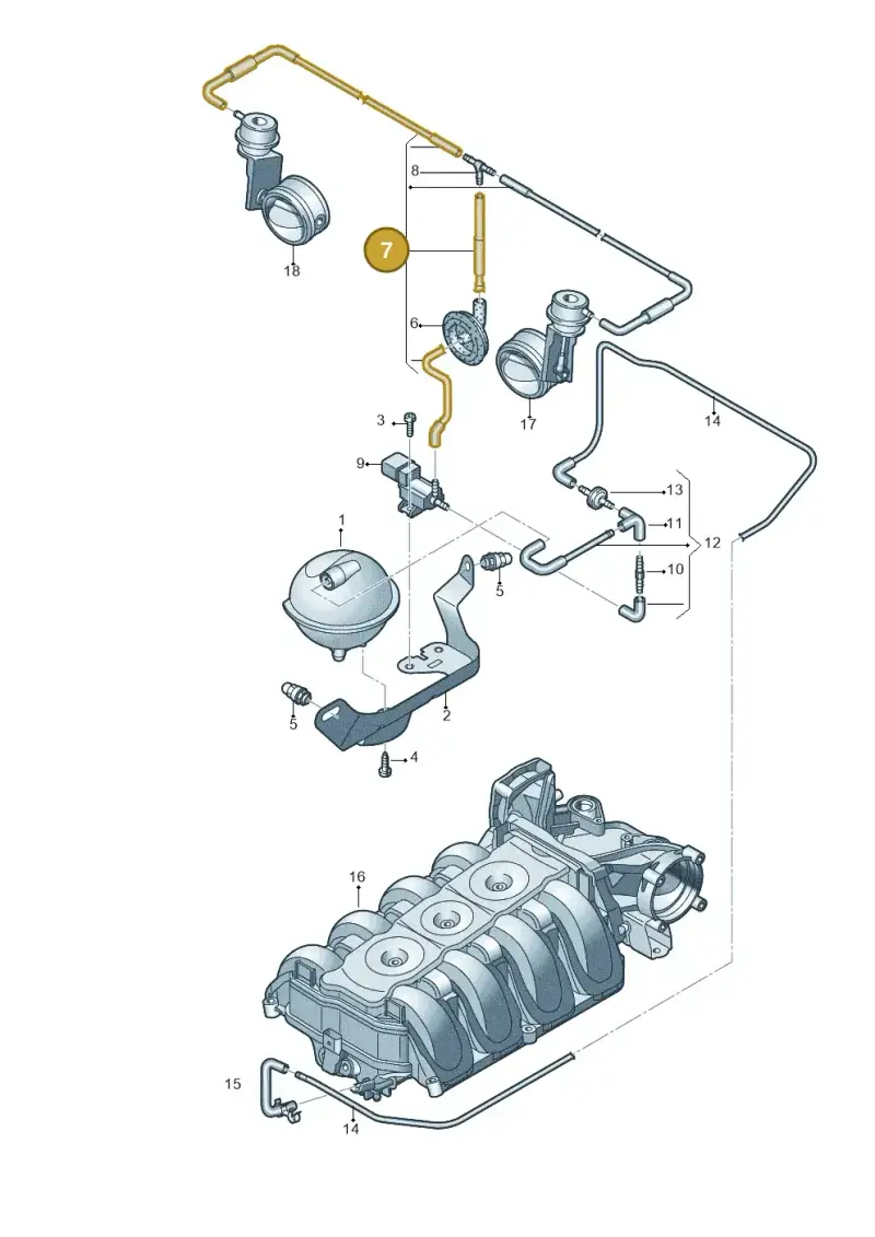 8K0253760K — Audi RS4 Av. qu. 4.2 (2012-2015) diagram 750131800, position 7