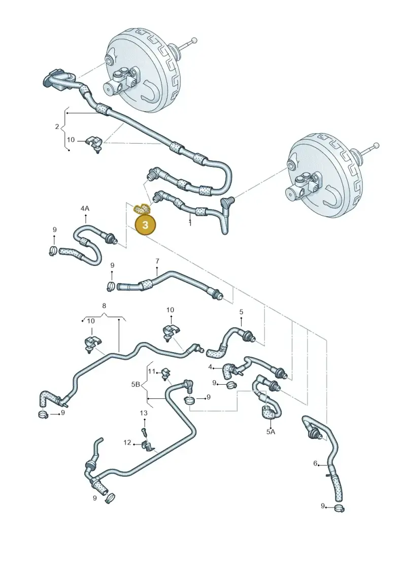 8K0611743C — Audi A6L           "CN"05> (2005-) diagram 448611700, position 3