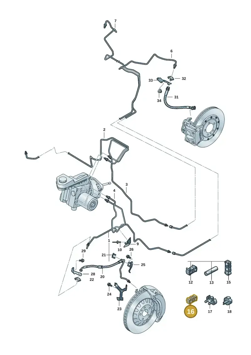 8K0611797G — Audi Q6 e-tron (2023-) diagram f5s611020, position 16