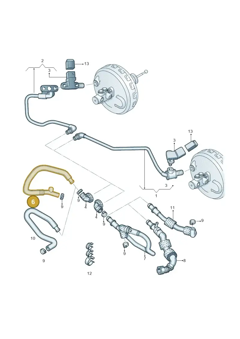 8K0611931BQ — Audi A5 Sportback (2011-2017) diagram 620611750, position 6