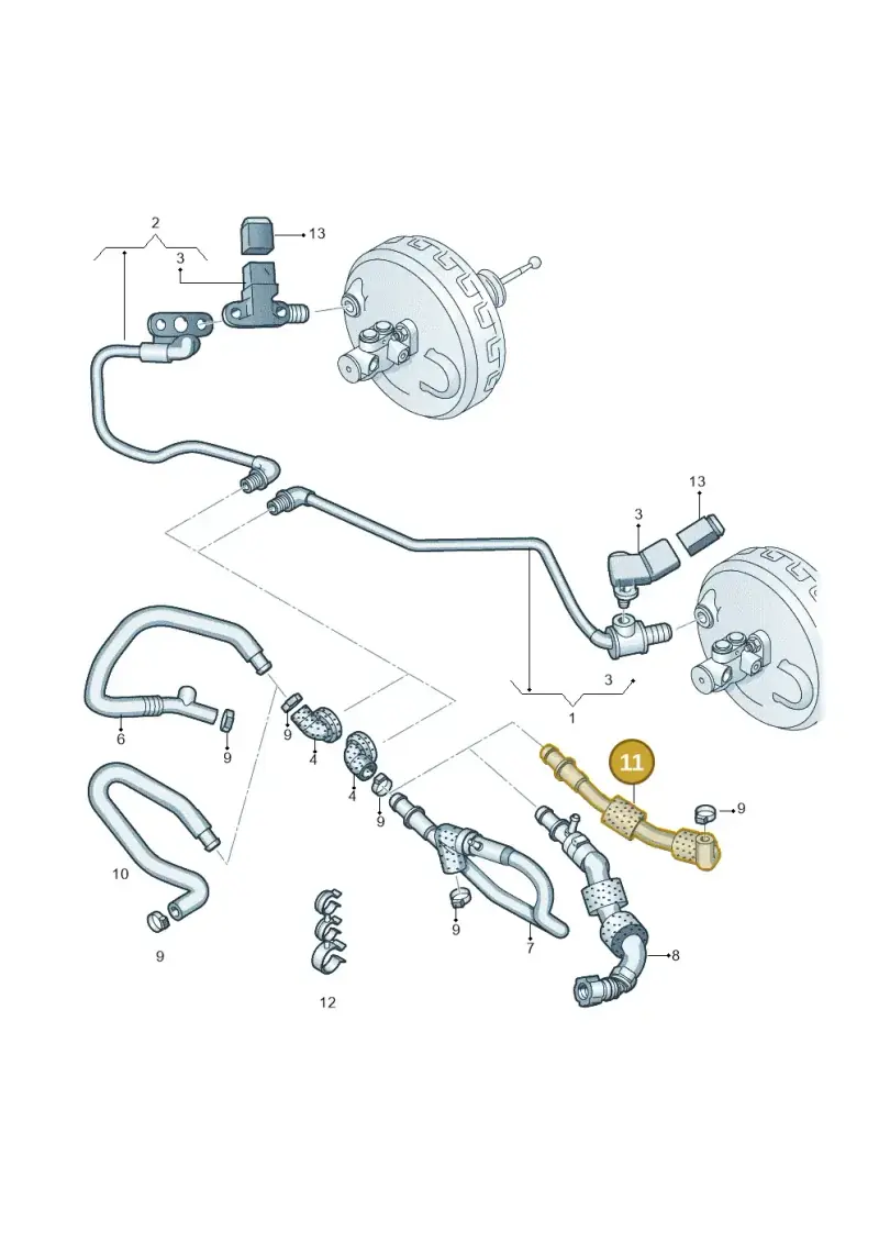 8K0611931BS — Audi A5 Sportback (2011-2017) diagram 620611750, position 11