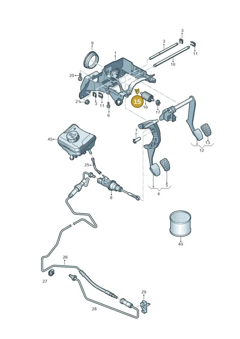 8K0721196 — Audi Q5 (2016-2020) diagram 896721300, position 15
