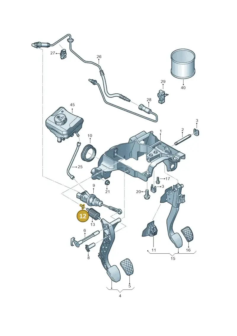 8K0721196 — Audi Q5 (2016-2020) diagram 896721250, position 12