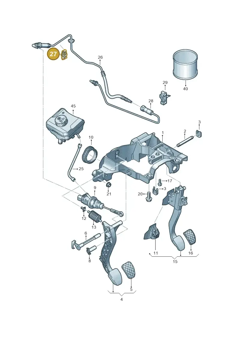 8K0721350 — Audi Q5 (2016-2020) diagram 896721250, position 27