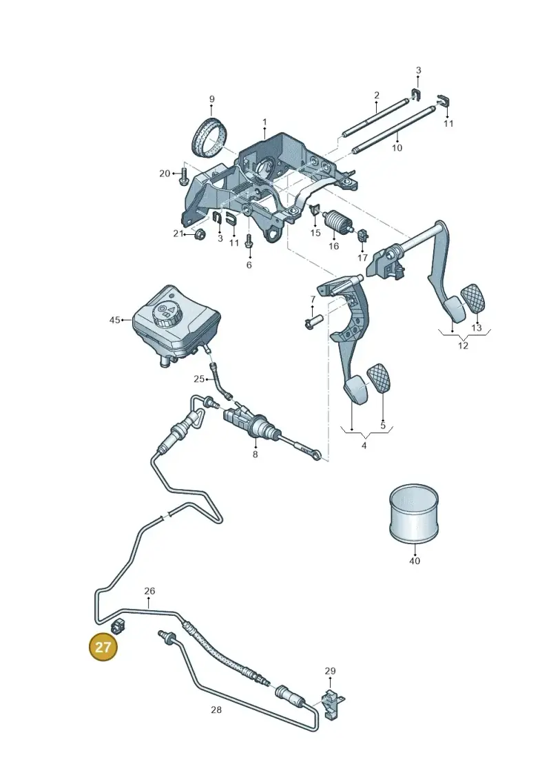 8K0721350 — Audi Q5 (2016-2020) diagram 896721300, position 27