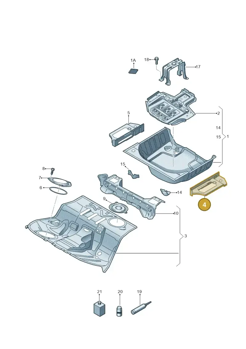 8K0802089 — Audi RS5 Cabrio (2012-2015) diagram 670803500, position 4