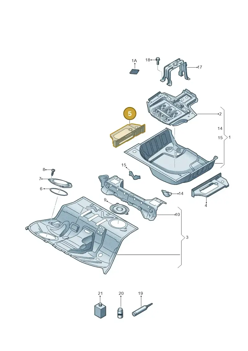 8K0802090 — Audi RS5 Cabrio (2012-2015) diagram 670803500, position 5