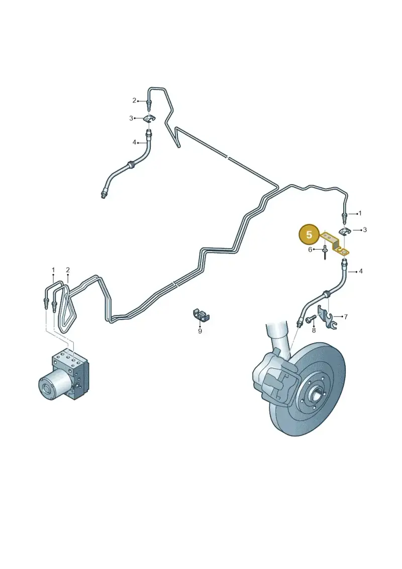 8K0803384 — Audi A5/S5 Coupe       08> (2007-) diagram 620611300, position 5