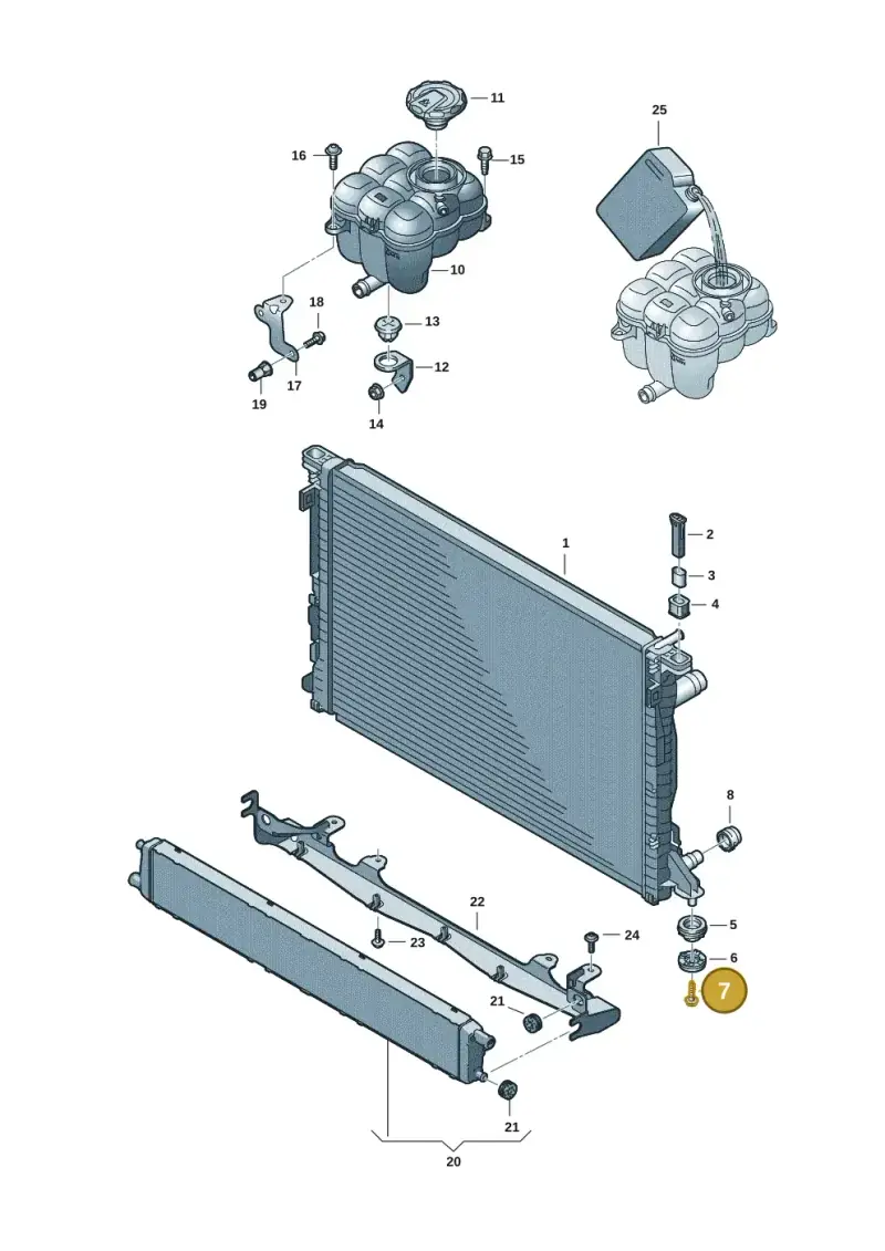 8K0805399B — Audi RS Q8 Quattro (2019-) diagram 595121016, position 7