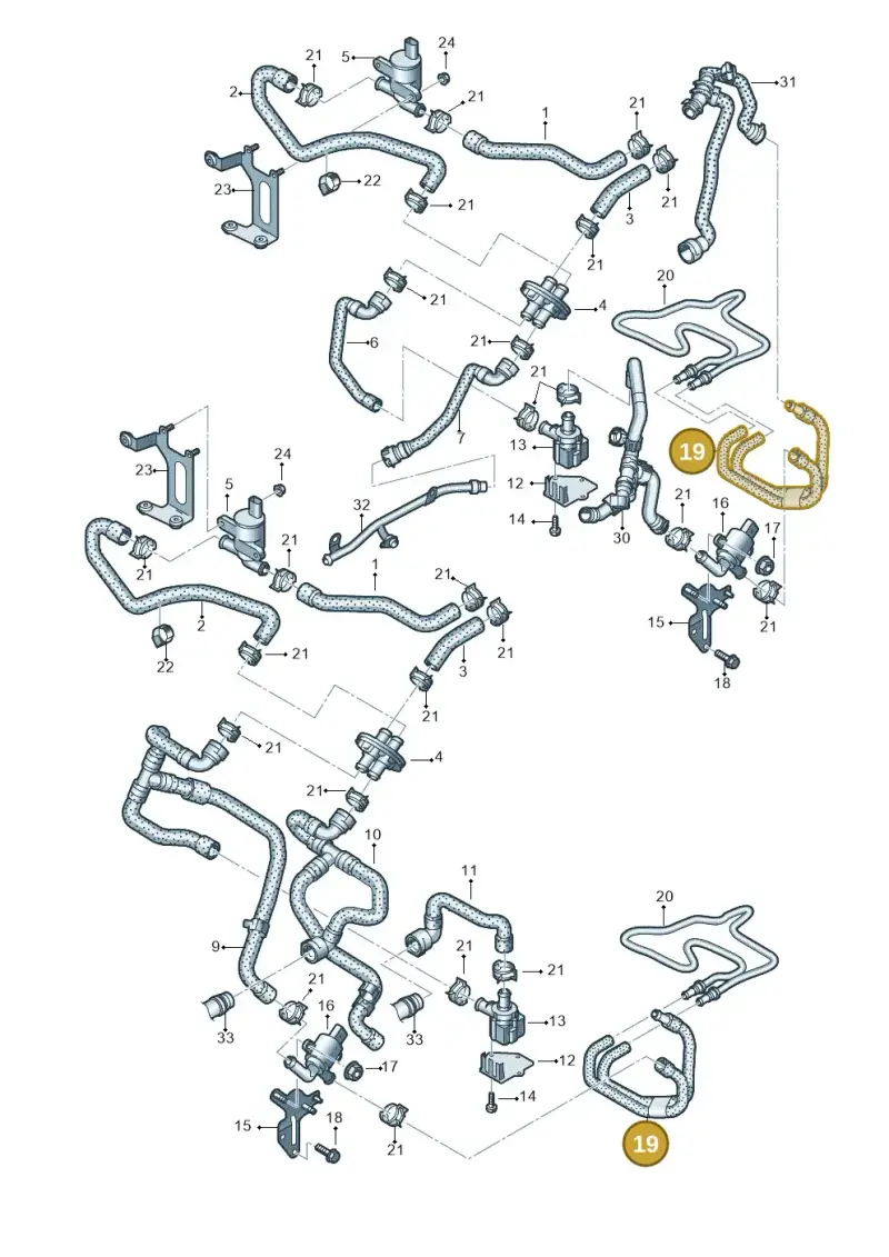 8K0819337A — Audi Q5 qu. 2.0 TDI (2012-2017) diagram 751000040, position 19