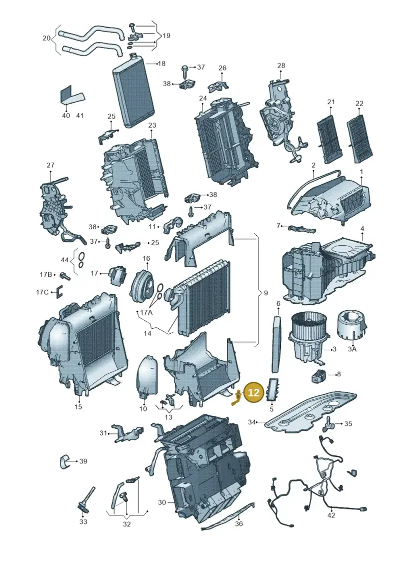 8K0820539 — Audi Q5 qu. 2.0 TDI (2012-2017) diagram 620820300, position 12