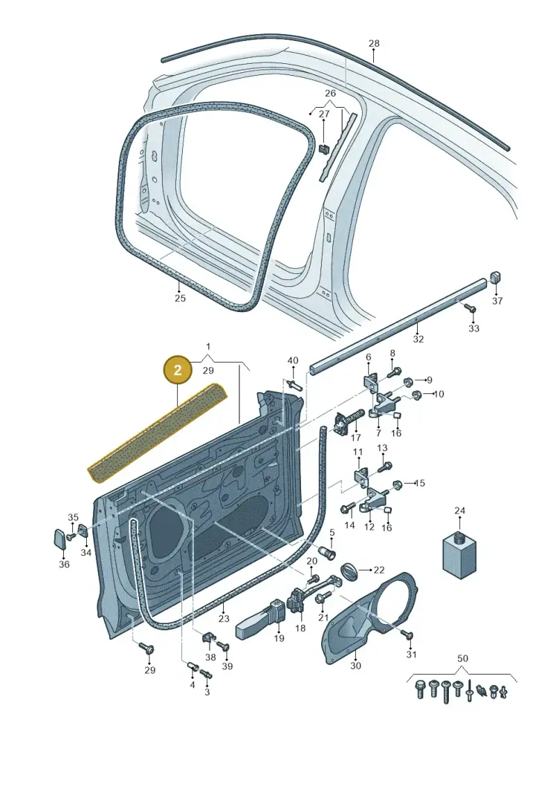 8K0837833A — Audi RS Q8 Quattro (2019-) diagram 429831010, position 2