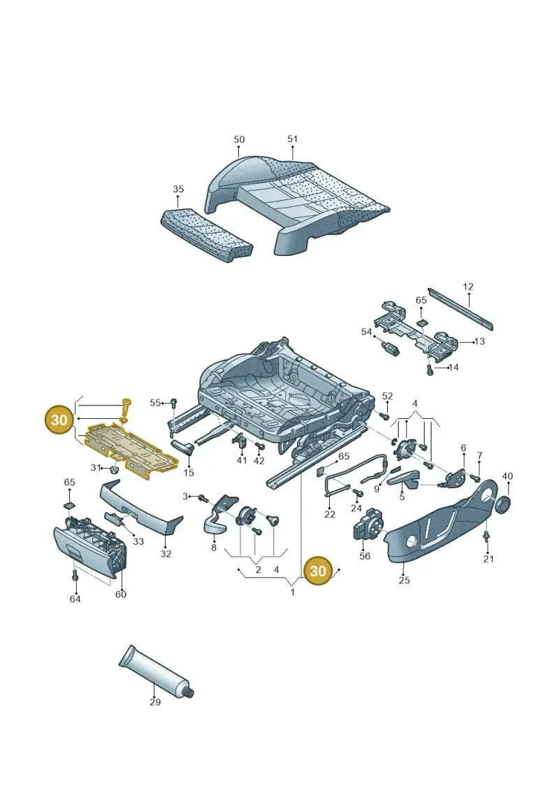 8K0881057 — Audi RS3 Limousine (2017-2020) diagram 858881000, position 30