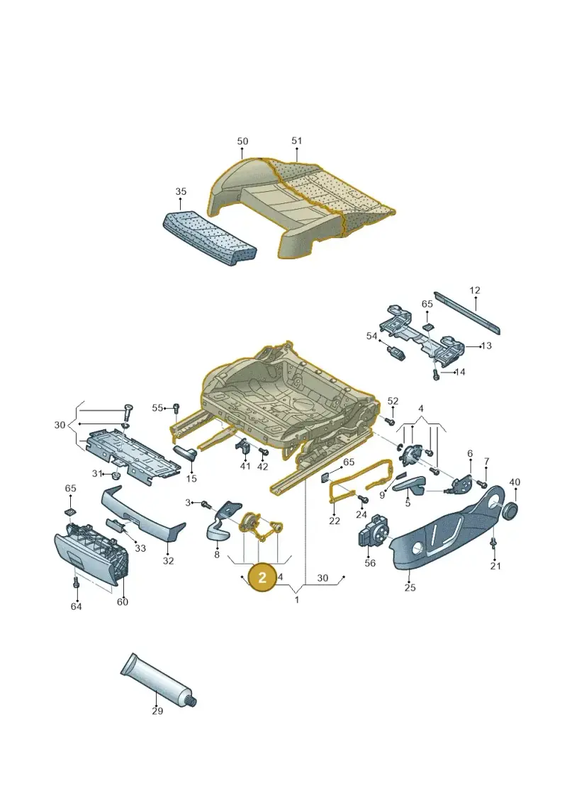 8K0881093 — Audi RS3 Sportback (2015-2016) diagram 858881000, position 2