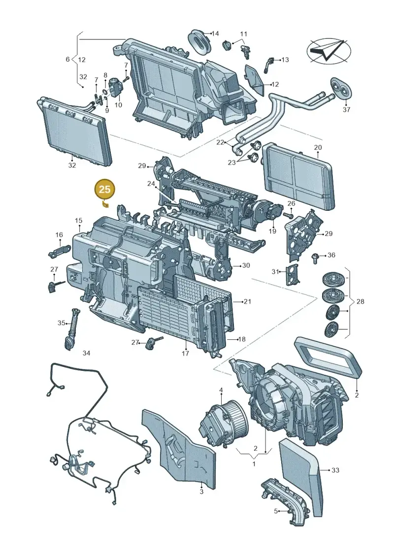 8K0898540A — Audi RS Q8 Quattro (2019-) diagram 859820210, position 25
