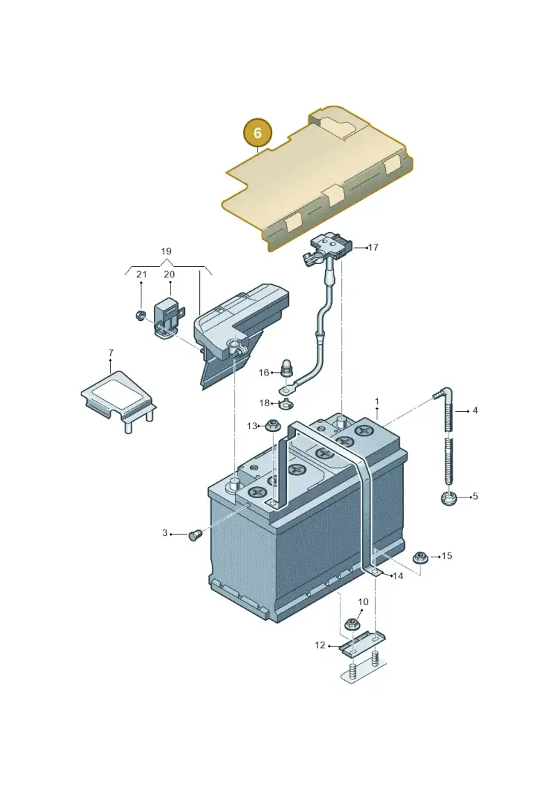 8K0915429F — Audi RS3 Limousine (2017-2020) diagram 853915000, position 6