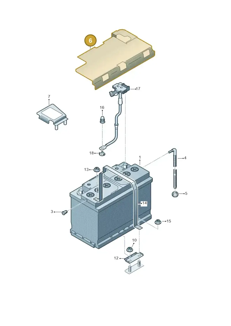 8K0915429F — Audi RS3 Sportback (2015-2016) diagram 858915000, position 6