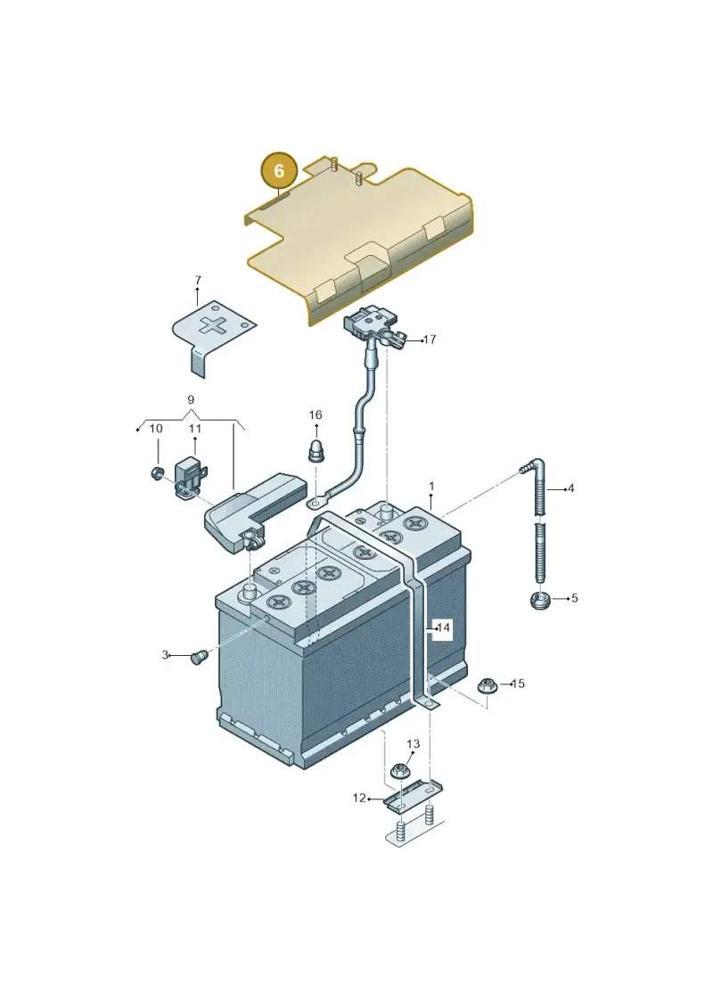 8K0915429F — Audi Q7 qu. 3.0 TDI (2015-2019) diagram 859915000, position 6