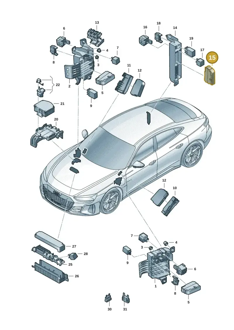 8K0941824B — Audi RS e-tron GT (2020-2025) diagram 4j1937000, position 15