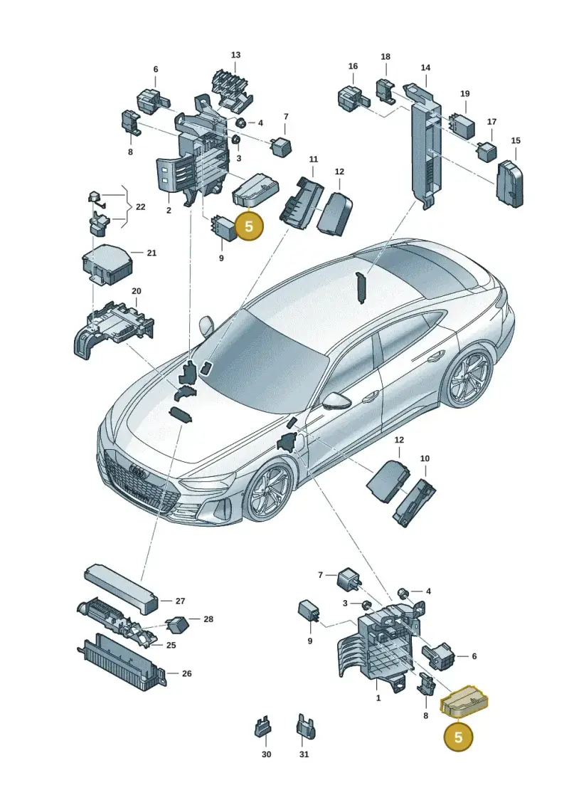 8K0941824E — Audi RS e-tron GT (2020-2020) diagram 4j1937000, position 5