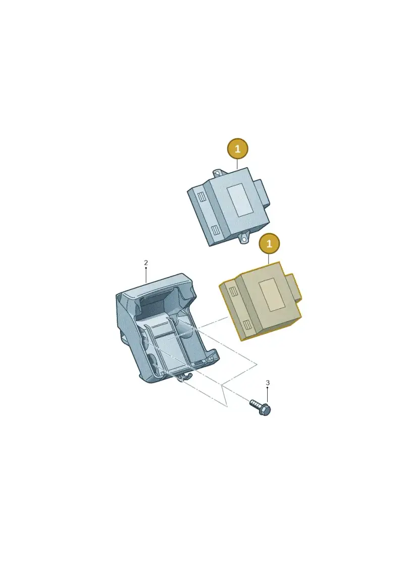8K0959663D — Audi A1 Sportback (2014-2018) diagram 620959400, position 1