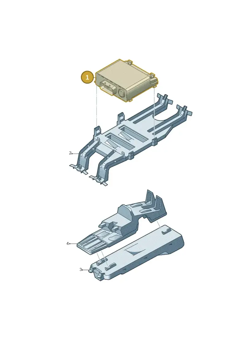 8K0959663D — Audi Q3 1.4 (2016-) diagram 764959400, position 1