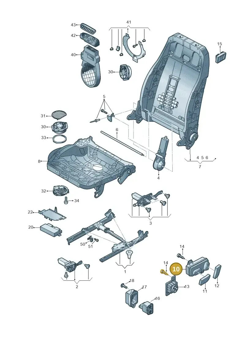8K0959748B — Audi RS5 Cabrio (2012-2015) diagram 759959200, position 10