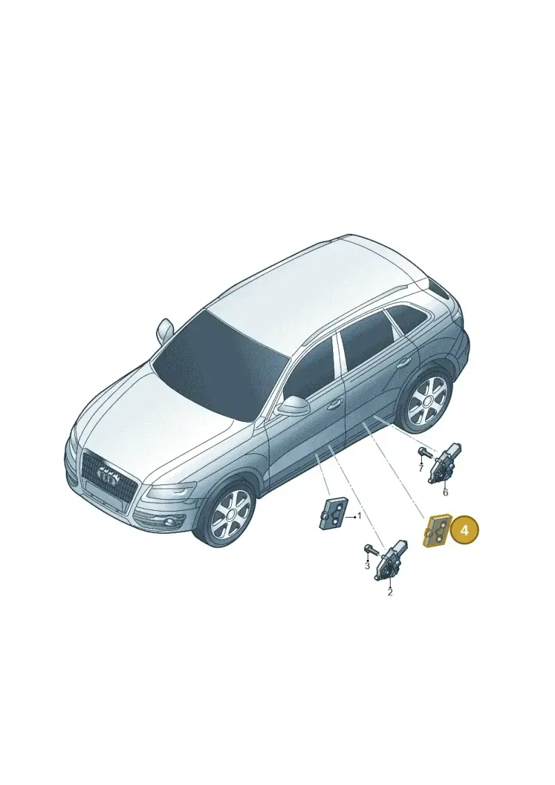 8K0959795C — Audi Q5 qu. 2.0 TDI (2008-2012) diagram 647959100, position 4