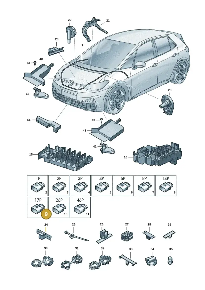 8K0972483A — Skoda Enyaq (2020-2021) diagram 10a971080, position 9