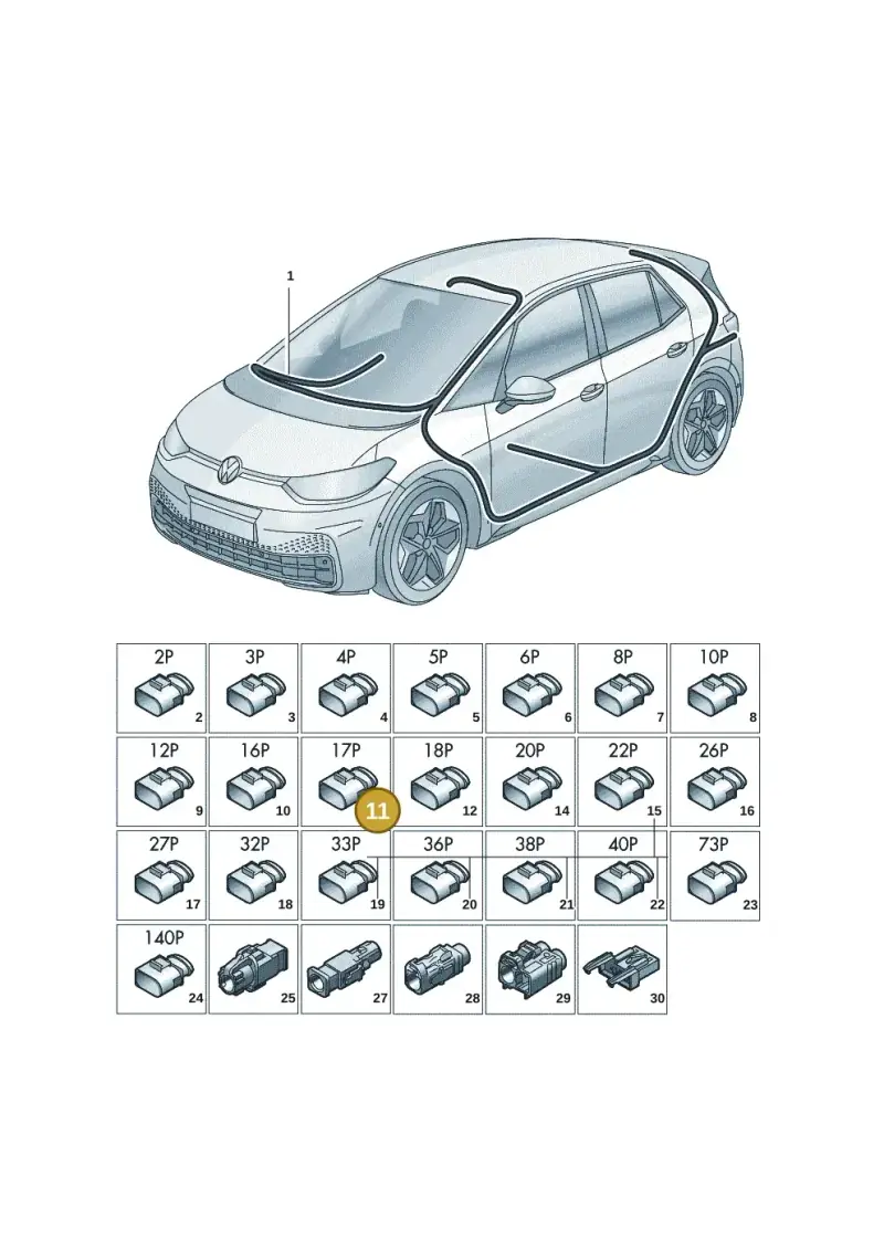 8K0972483B — Skoda Enyaq (2020-2021) diagram 10a971090, position 11