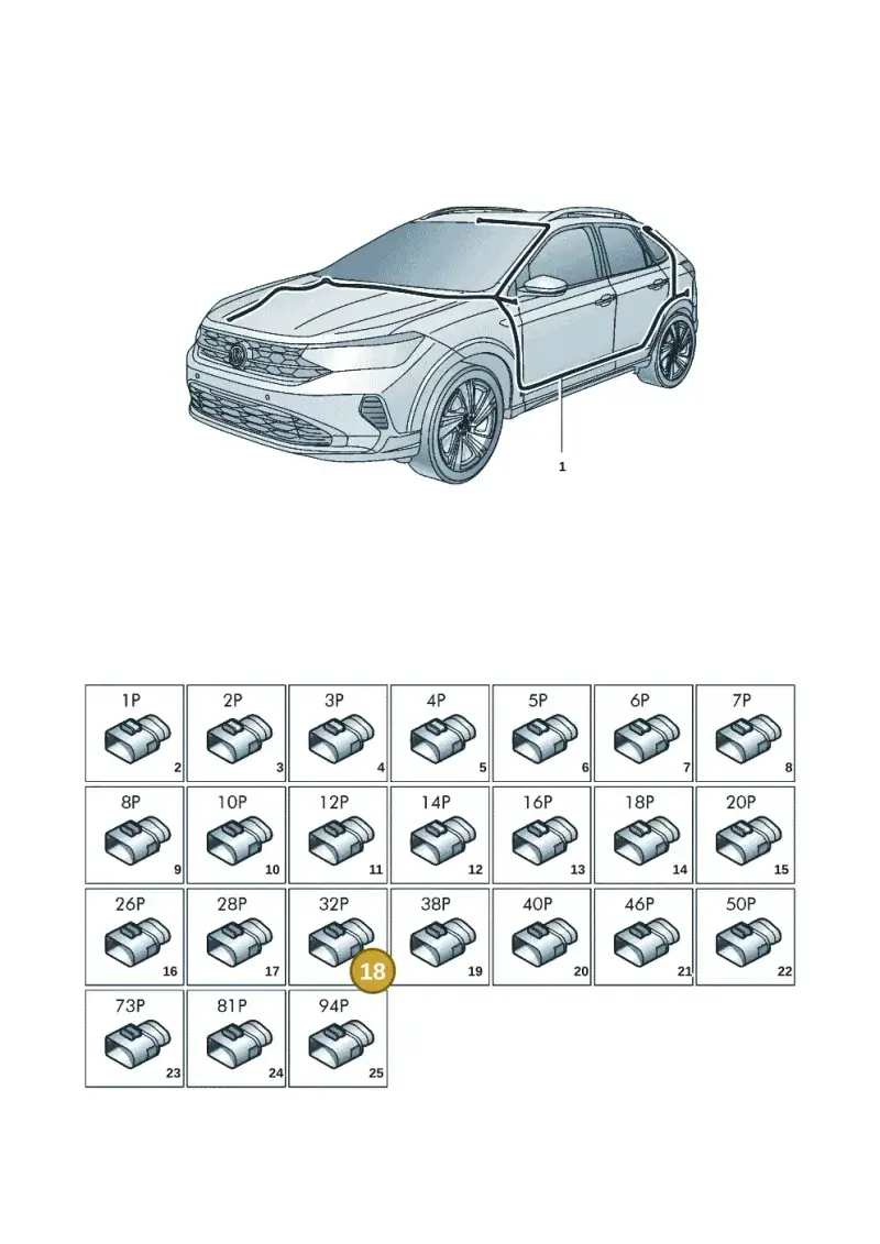 8K0972977 — Volkswagen Nivus (2020-) diagram 67b971080, position 18