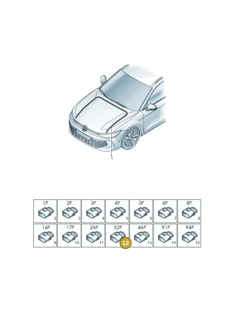 8K0972977G — Volkswagen Passat Estate (2023-2025) diagram 3j0971800, position 12