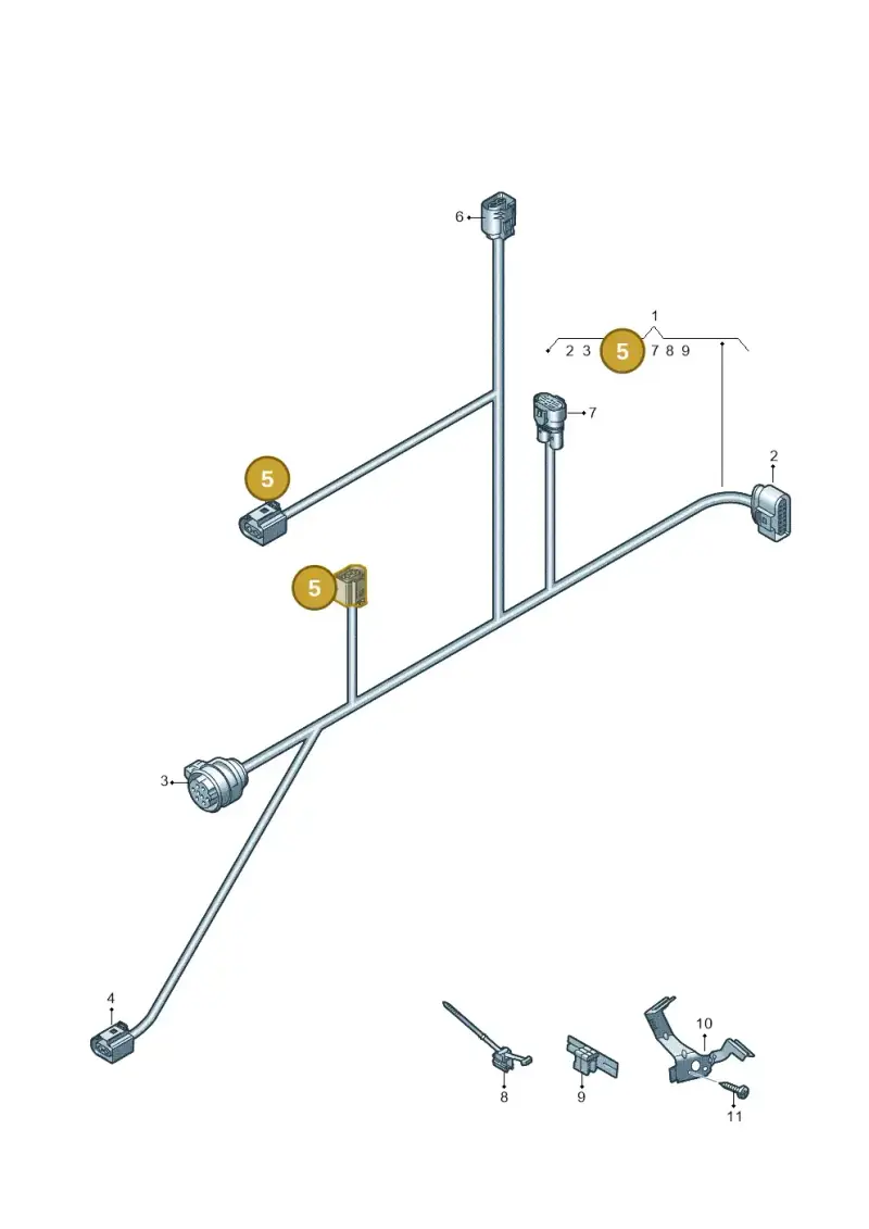 8K0973702G — Audi RS Q8 Quattro (2019-) diagram 595971600, position 5