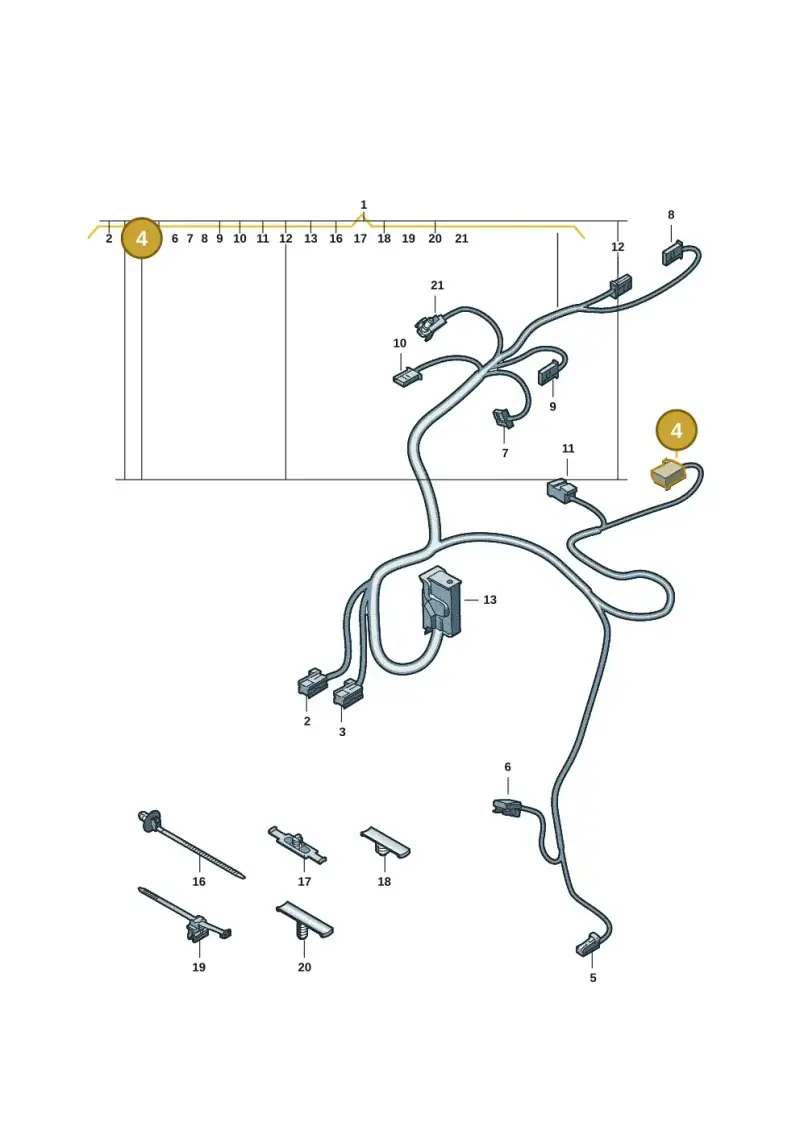 8K0973754A — Audi Q6 e-tron (2023-) diagram f5s972400, position 4
