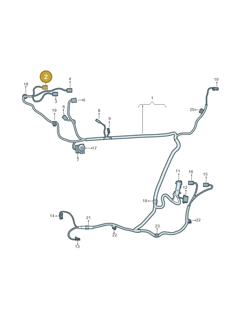 8K0973754C — Audi A8L (2017-2022) diagram 838972420, position 2