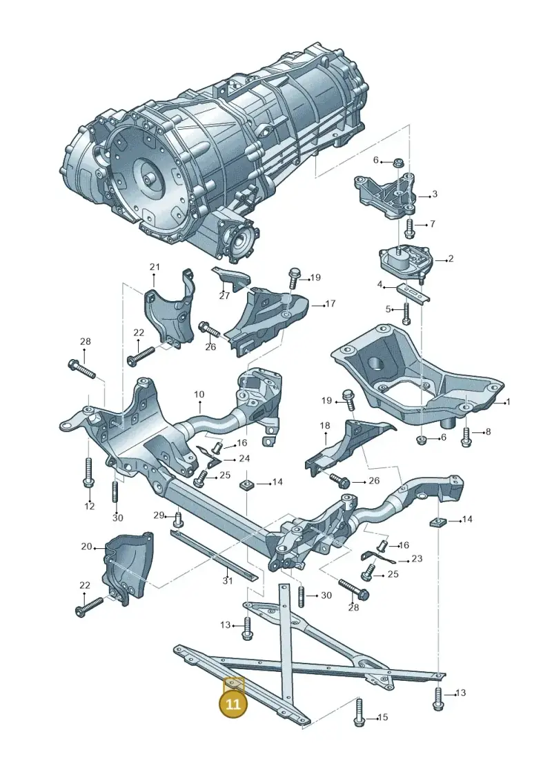 8K1399345E — Audi Q5 qu. 2.0 TDI (2012-2017) diagram 724399200, position 11