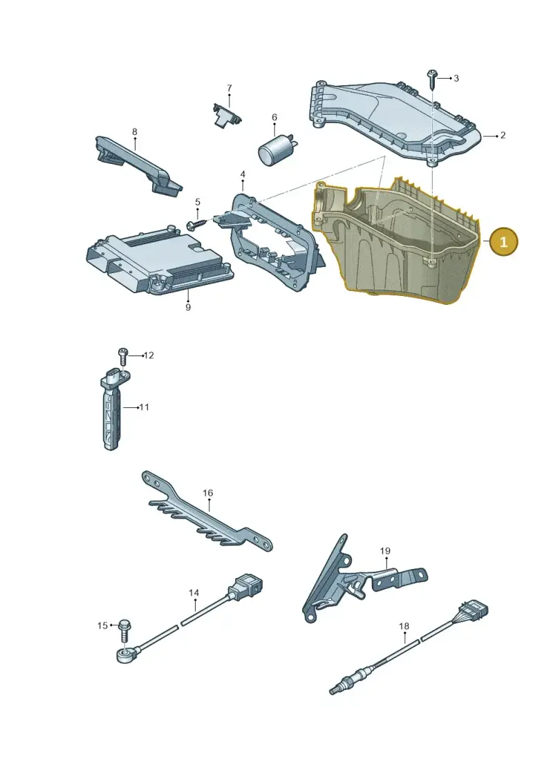 8K1907355F — Audi RS5 Cabrio (2012-2015) diagram 759906000, position 1
