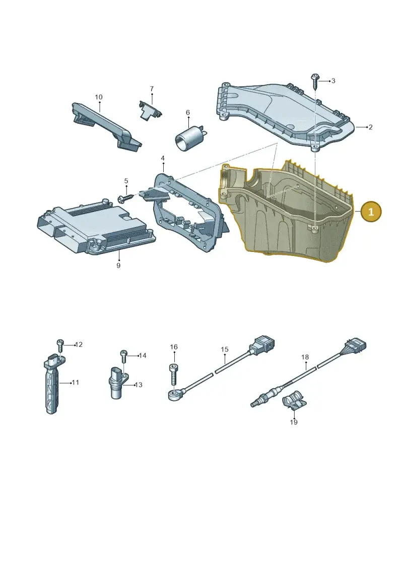 8K2907355E — Audi A5 Sportback (2011-2017) diagram 725906000, position 1