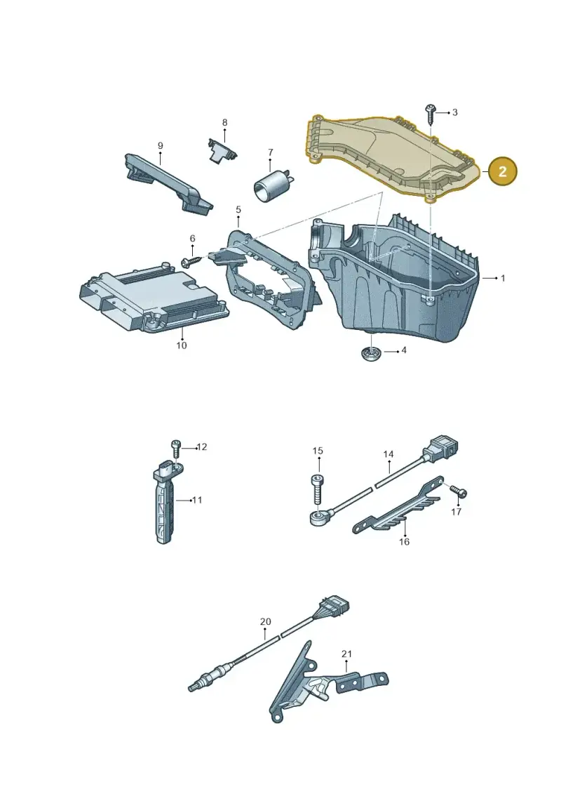 8K2907613B — Audi RS5 Coupe (2010-2015) diagram 695906000, position 2