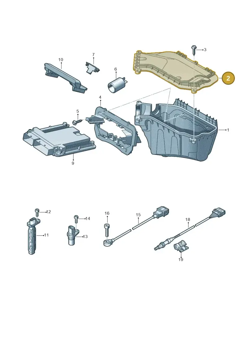 8K2907613B — Audi A5 Sportback (2011-2017) diagram 725906000, position 2