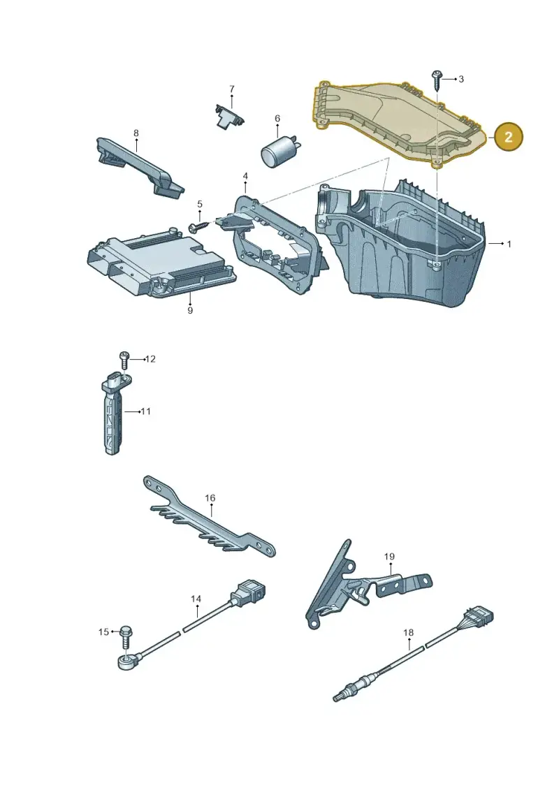 8K2907613B — Audi RS5 Cabrio (2012-2015) diagram 759906000, position 2