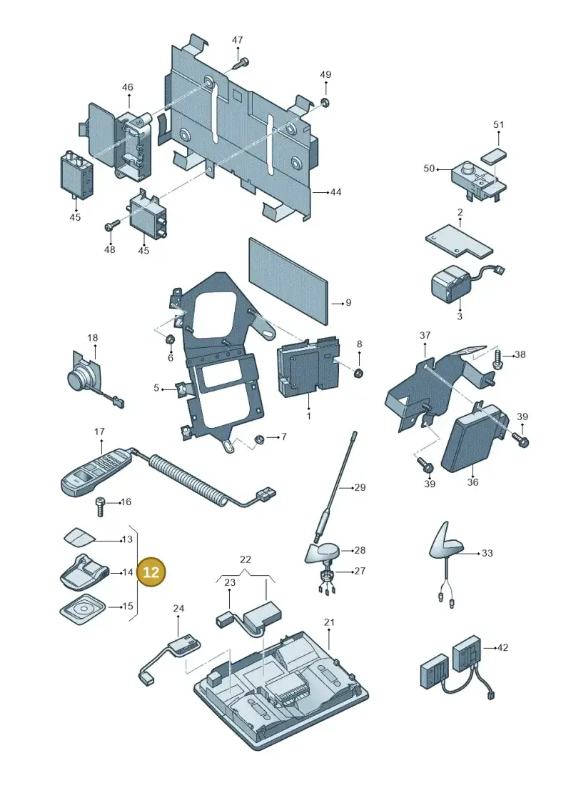 8L0035697 — Audi RS6 qu. (2003-2004) diagram 290035650, position 12