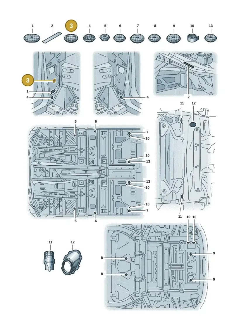 8L0803593 — Audi Q8 e-tron (2018-2020) diagram 586803036, position 3