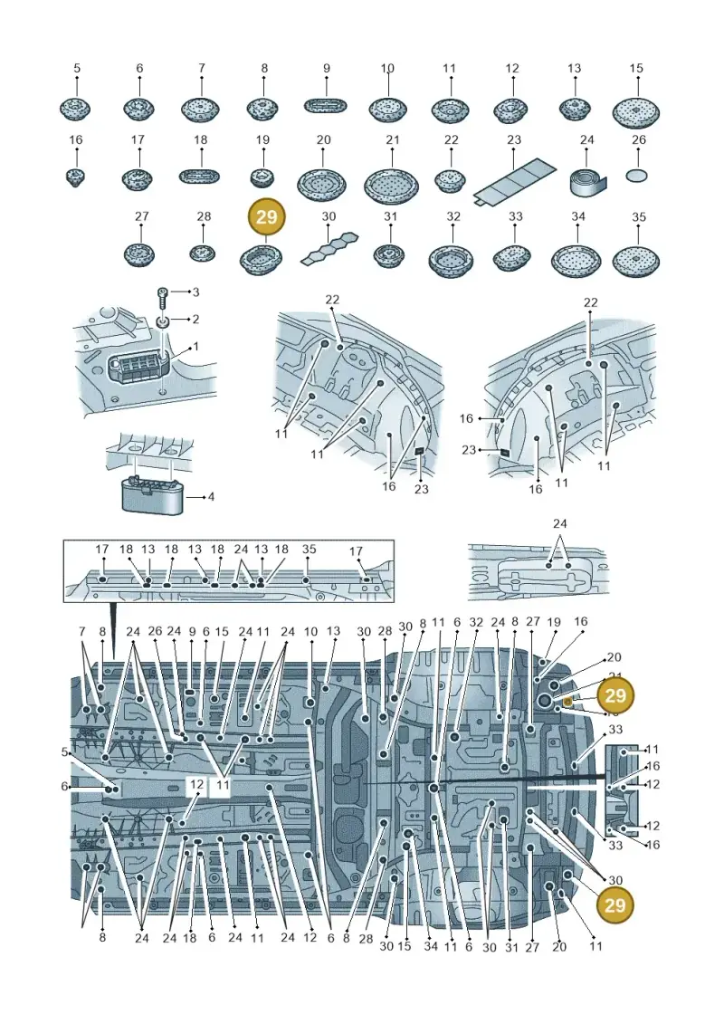 8L0803593 — Audi RS Q8 Quattro (2019-) diagram 429803035, position 29