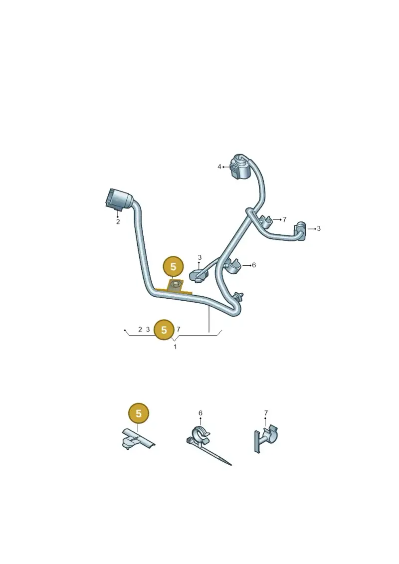 8L0971848A — Audi A8L (2017-2022) diagram 838972650, position 5