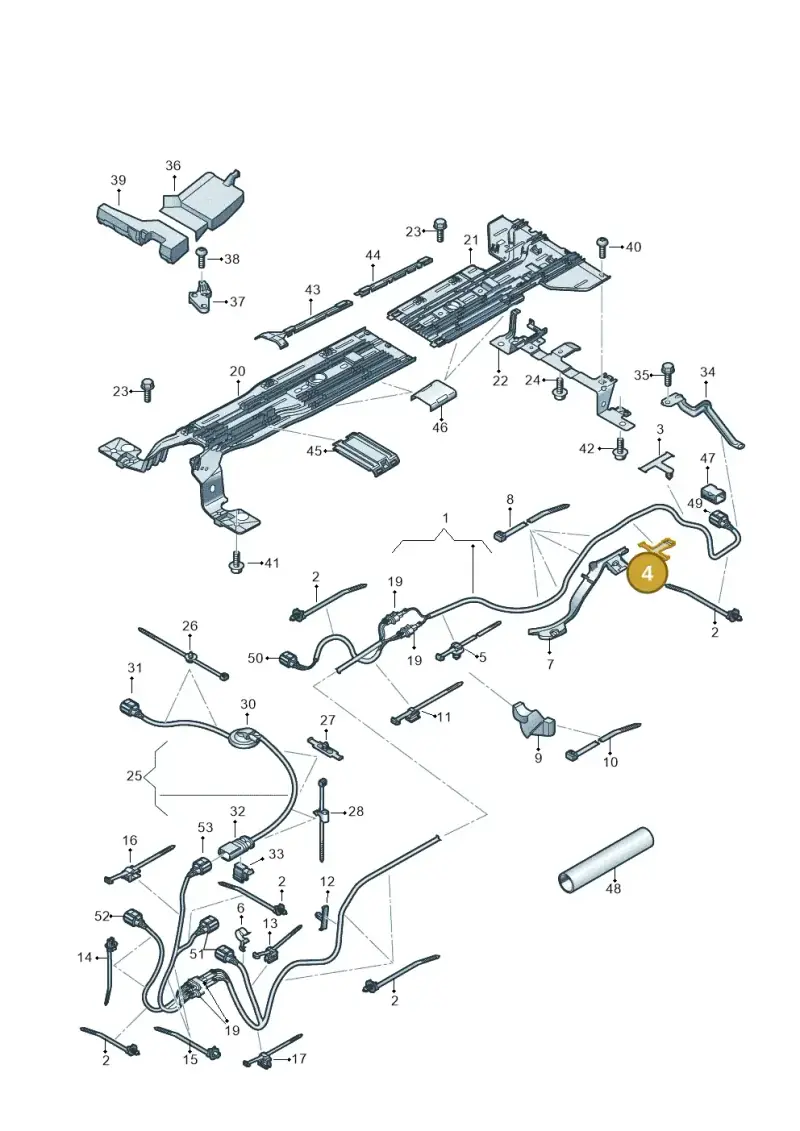 8L0971848D — Audi Q4 Sportback (2021-2022) diagram 89a970200, position 4